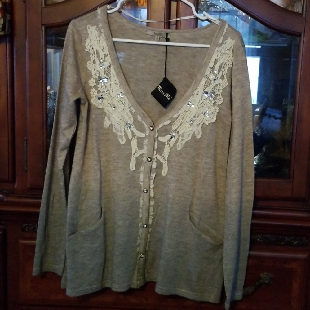 Miss Me nwt cardigan